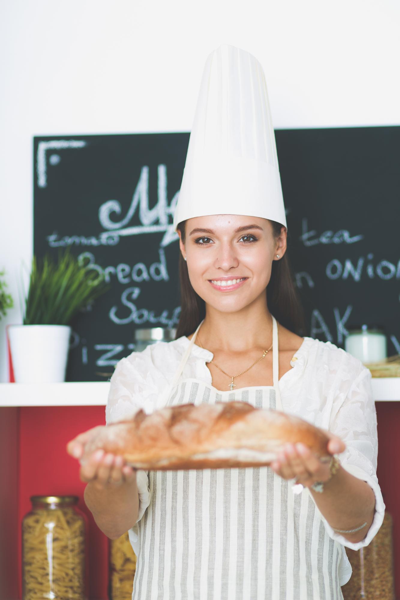 Chef Mina teaching a hands-on class